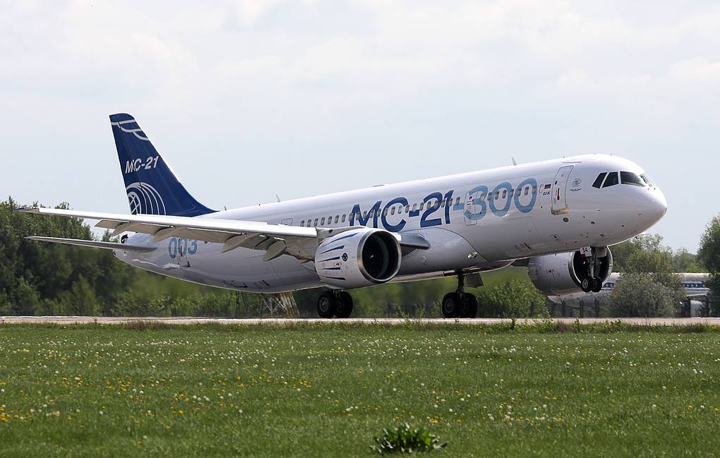 ОАК в 2021 году планирует выпустить шесть самолетов МС-21